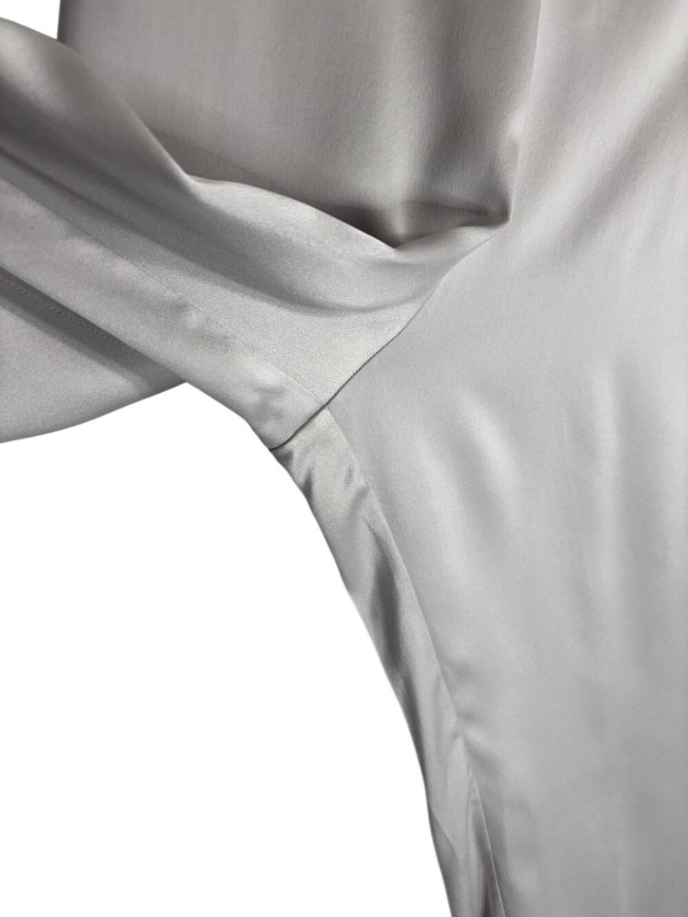 Lunya High Waist Washable Silk Pajama Pants Light Grey-sz Large - Picture 4 of 9